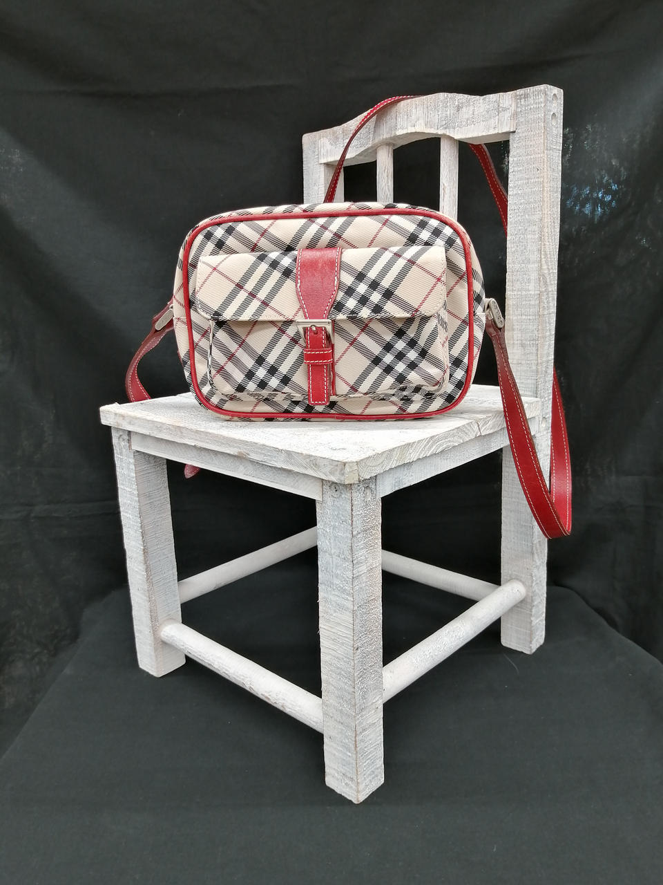 Burberry Blue Label BURBERRY Mini Shoulder Model No. Nova Check BURBERRY BLUE