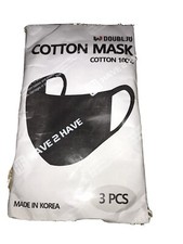 A 3 Pack Of 100 cotton washable face masks U.S. Seller