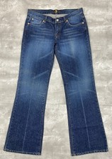 vintage 7 FOR ALL MANKIND 7FAMK jeans 29 Y2K 2000s BOOTCUT denim distressed med