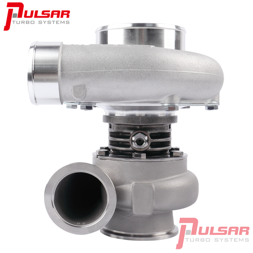 PTE 6766E 6766SP 6766HP Billet Ball Bearing Turbo Stainless Steel Vband 0.82A/R - Bild 2 von 12