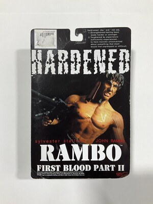 Rambo First Blood Part II Figure On Card Package Damaged 2001