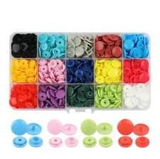 Multi-Color KAM Plastic Resin Snaps 25 Sets per bag