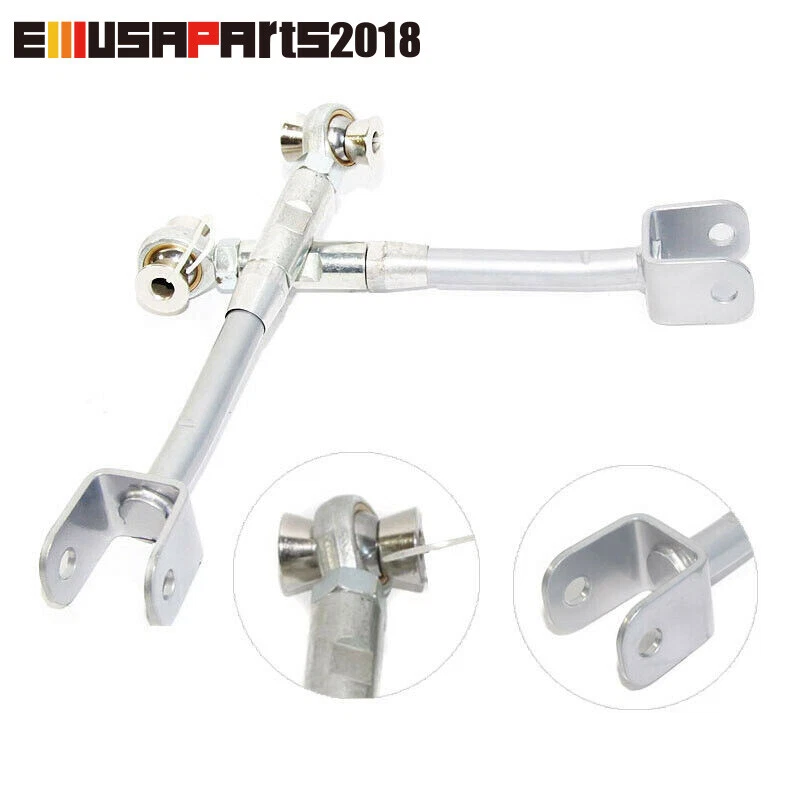 Kits de brazo de control ajustable EMUSA plateados para Nissan 350Z 03-07 Foto 3 de 4