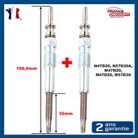 2 -Kerze VorwäRmung FüR BMW Serie 5 E60 E61 520D 525D 530D 520 525 530 D