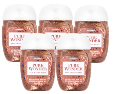 Bath & Body Works Hand Sanitizer Pure Wonder  5 PACK