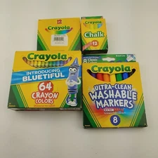 Crayola Crayons Chalk Markers Bundle Pack