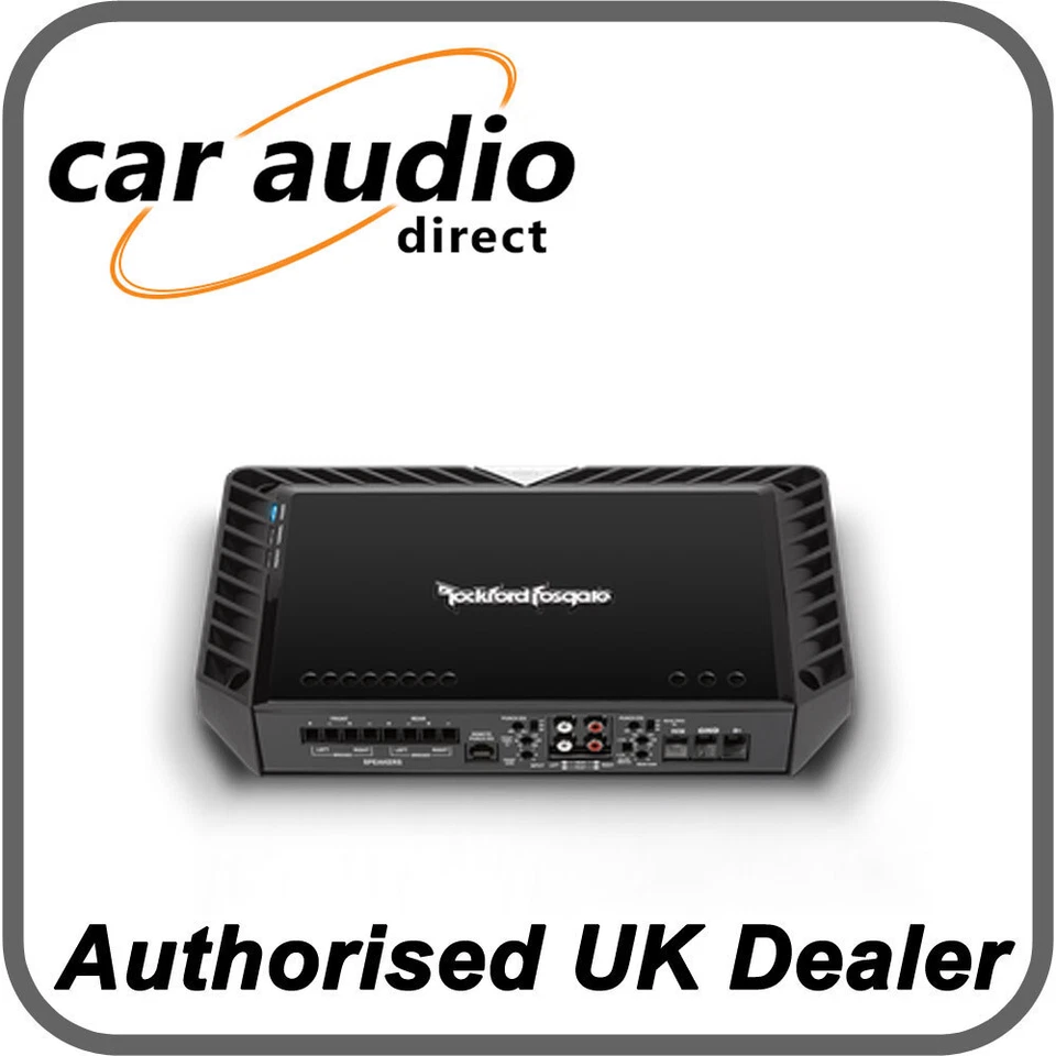 Rockford Fosgate Power T400-4 400 Вт RMS 4-канальный автомобильный динамик сабвуфер усилитель - Изображение 2 из 3