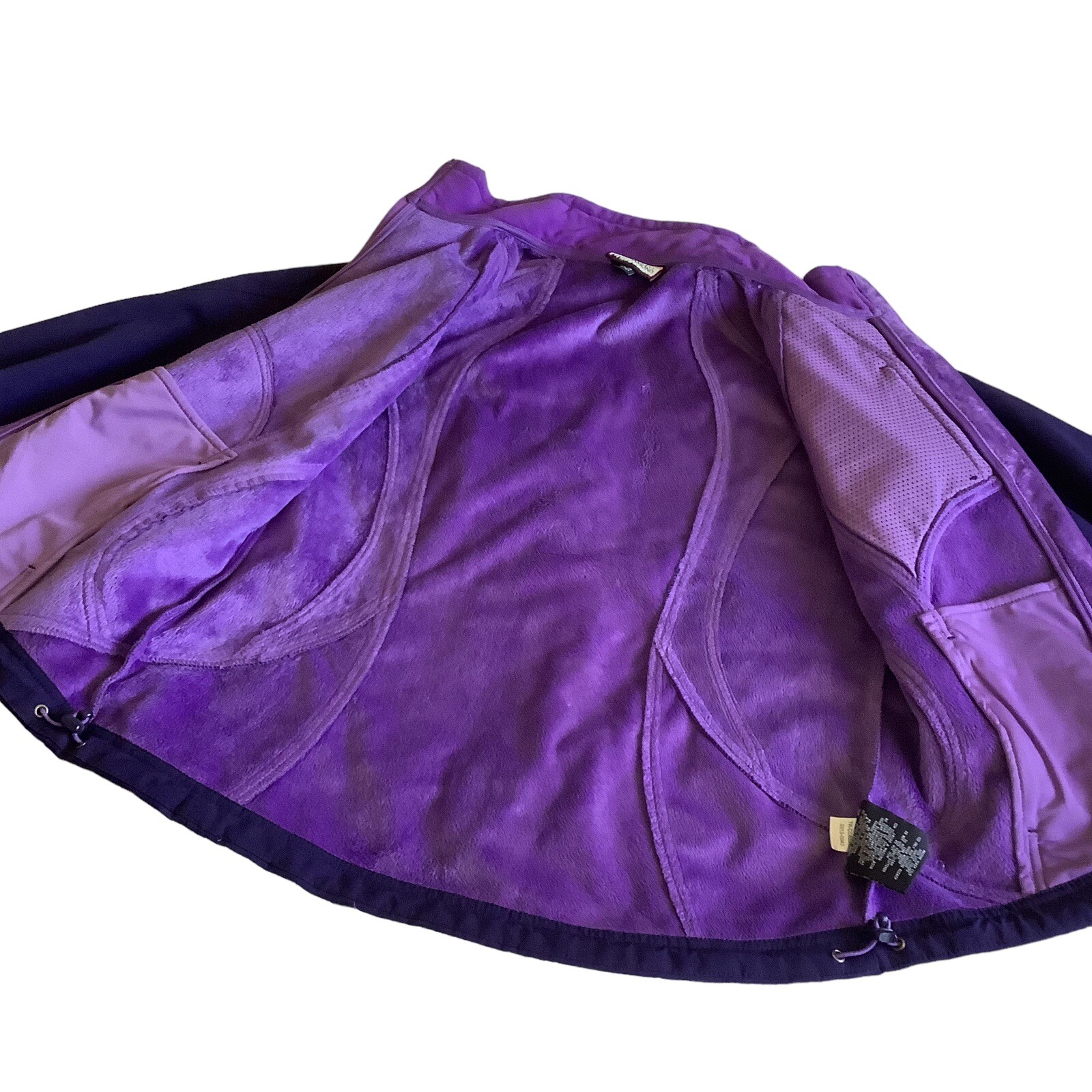 Medium Double Diamond Jacket Coat Softshell Purpl… - image 5