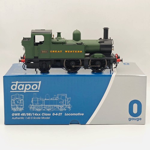 Dapol 7s-006-050 O Gauge 58xx Class Great Western Green 5811 21DCC -Locomotive - Photo 1/14