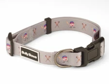 Baseball Dog Collar - Sports Dog Collar - Extra Strong Stylish Custom Dog Collar