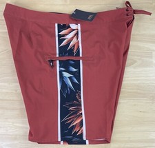 Vans Sidelines Burnt Orange Boardshorts/Swim Trunks - Men  s Size 38 - NWT 54.50