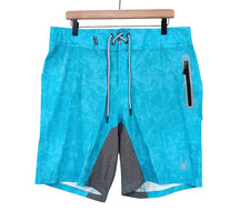 Spyder Swim Shorts Mens 2XL Blue Lined Quick Dry Stretch UV Protection Swimwear
