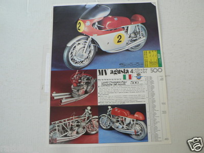PROTAR MV AGUSTA 500 4 CYLINDER AND MV AGUSTA 350 CC 3 CYL