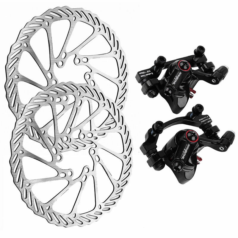 2pcs Bike Disc Brake Front Rear Disc 160 mm Rotor Brake Kit For
