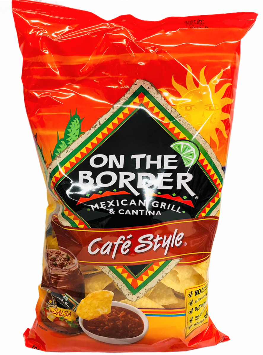  On The Border Cafe Style Tortilla Chips, 11 Ounce