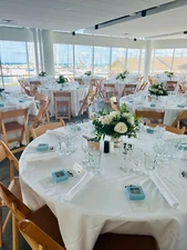 Lann's linens 120 round white