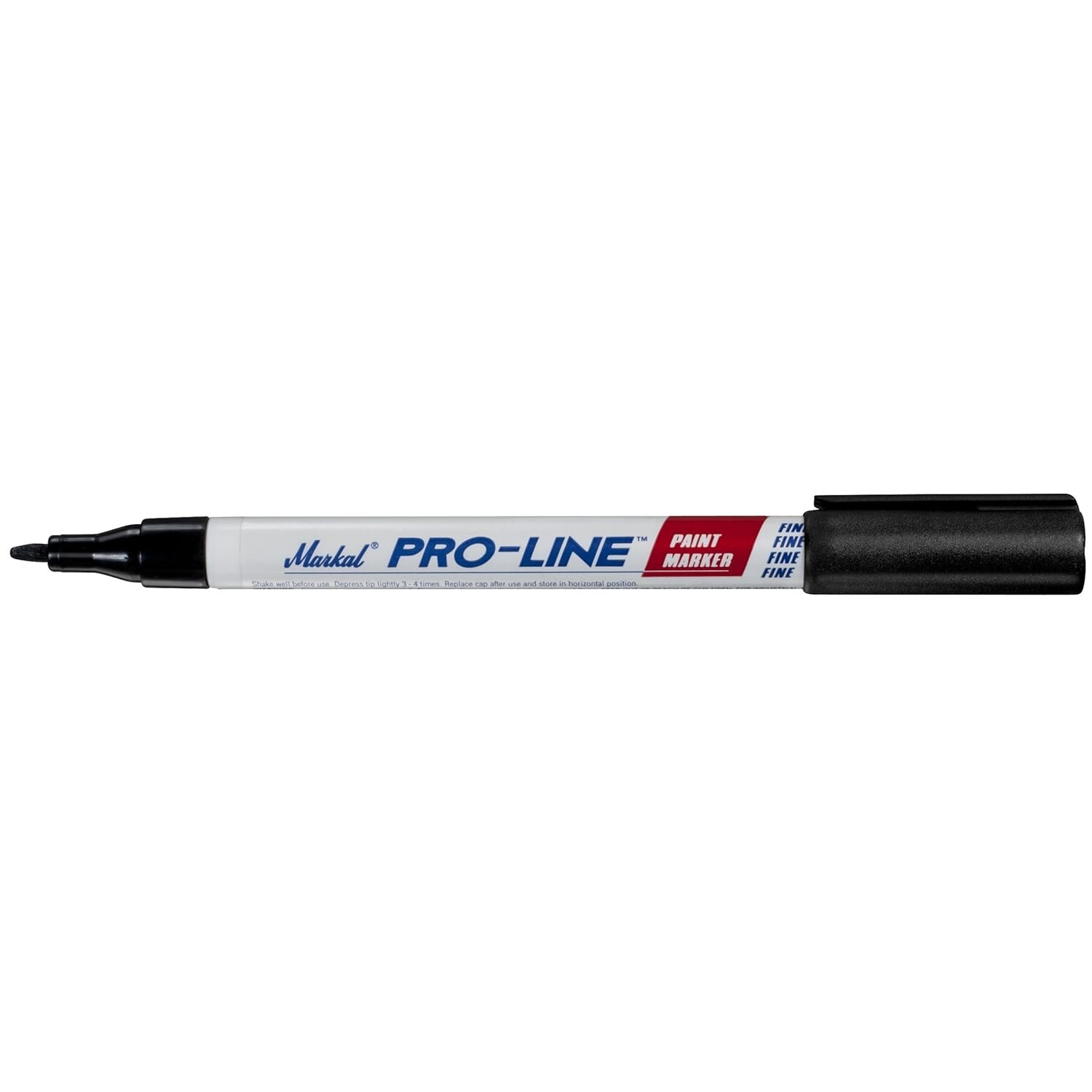 Markal Pro-Line Fine Tip Liquid Paint Marker with 1/16" Bullet Tip, Pack of 12