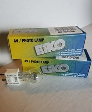 Lot of 2 Eiko 600W 120V DYS GZ9.5 Base Bulbs 031293018502 NOS