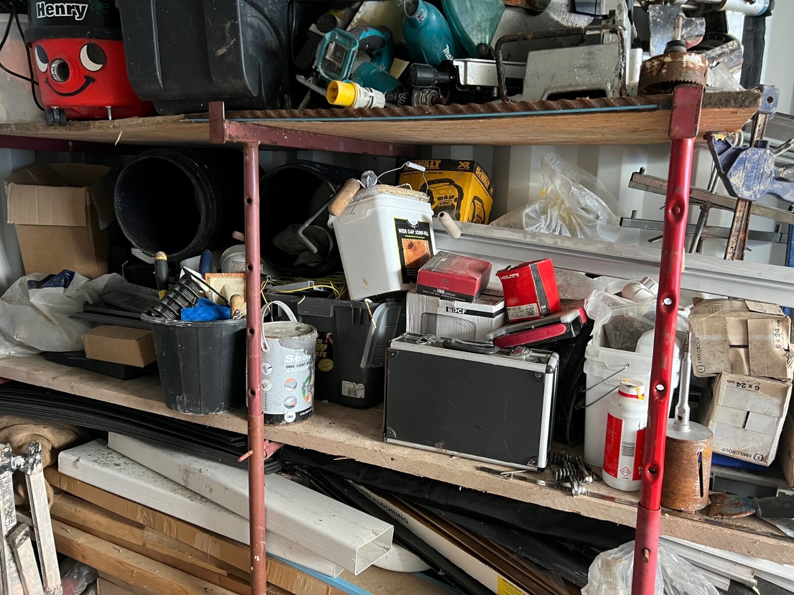 Abandoned Self Storage Unit / Room, Rotherham, Roof tiles, tools, Rads