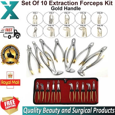 Dental Zahnextraktionszange für obere & untere Backenzähne Oralchirurgie Zangen Set