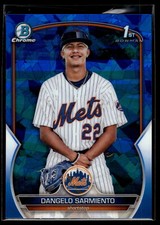 Dangelo Sarmiento 2023 Bowman Chrome 1st Sapphire Edition Card #BCP-161