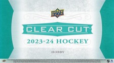 2023/24 Upper Deck Clear Cut Hockey Hobby Box