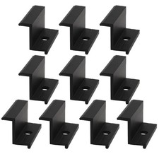 10Pcs Aluminum Alloy PV Solar Panel Mount Accessories PV End Clamps Set New