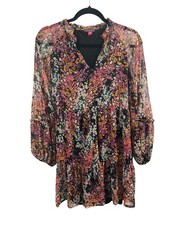 Vince Camuto Floral Babydoll Dress Size XS