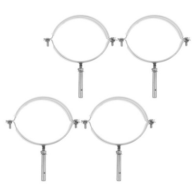  4 Pcs Chimney Rohrhalterung Unterstützt Einstellbare Entlüftungsrohrklemme