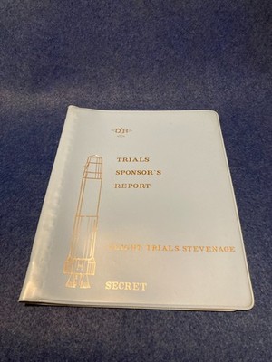 De Havilland Propellers STEVENAGE Blue Streak ballistische Rakete SECRET FOLDER a