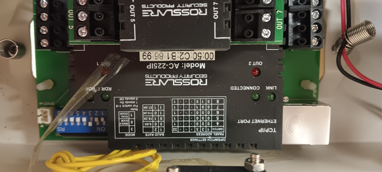 ROSSLARE, AC-225IP, ACC, Controller w/onboard TCP/IP Module, 2 doors