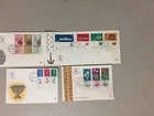 Four '50 multiple stamps Israel fdc(bn)
