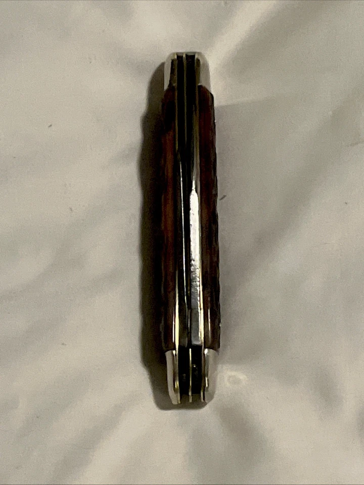 Antique H. Boker and Co’s improved cutlery Chestnut Bone Cigar Knife 1920s-40s - Image 4 of 4