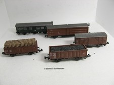 Roco - Konvolut mit 5 Wagen - Spur N (522)