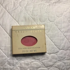 Vtg New Mary Kay Blusher Cool IVORY/ BEIGE COLLECTION Flamingo 0057 NOS