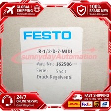 US FREE TAX New FESTO LR-1/2-D-7-MIDI 162586 Pressure Regulator