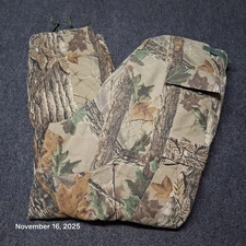 Vintage US Military Cargo Pants Realtree Hardwoods Camo Size XL Combat Trousers