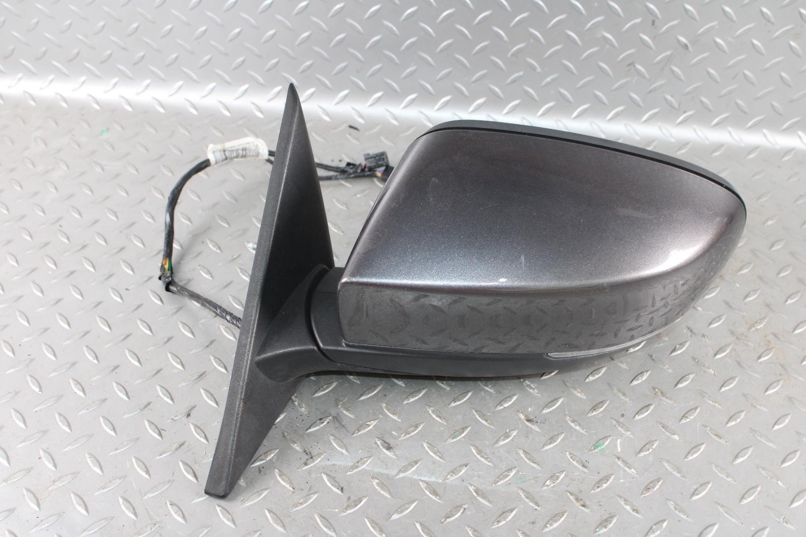 14-24 Ghibli Gray Driver Side LH Power Door Mirror Blind Spot Alert Factory OEM