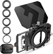 K F Concept Mini Matte Box DSLR Mattebox for 67/72/77/82/95mm 4x5.65 Lens Filter