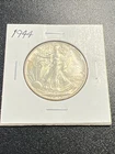 1944-P U.S. Walking Liberty Half Dollar 50c - .9 / Beautiful Coin! -No Reserve!