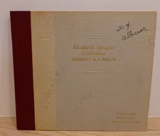 Coolidge Quartet - Elizabeth Sprague Quartet in E Minor - VICTOR 3X 78 set M-719