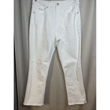 Frye High-Rise Crop Jeans - White Denim Women's Size 6/28