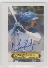 2022 Topps Heritage Minor League Edition /25 Maximo Acosta #73PU-MA Auto