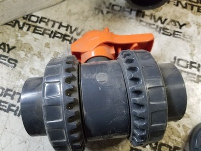 VXEBV107 IPEX VXE Series 1-1/2'' True Union Ball Valve, Socket & Threaded Ends