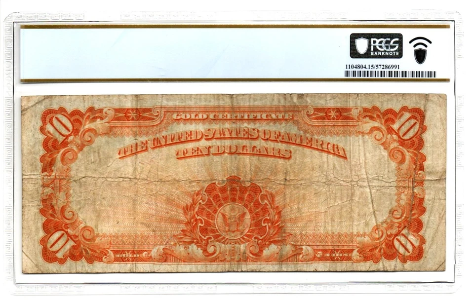 Fr. 1173m 1922 Gold Certificate Mule Note PCGS Banknote Choice Fine 15 - Image 2 of 2