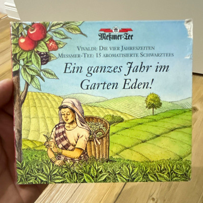 Messmer-Tee Vivaldi: Die vier Jahreszeiten - Ein ganzes Jahr im Garten Eden! CD