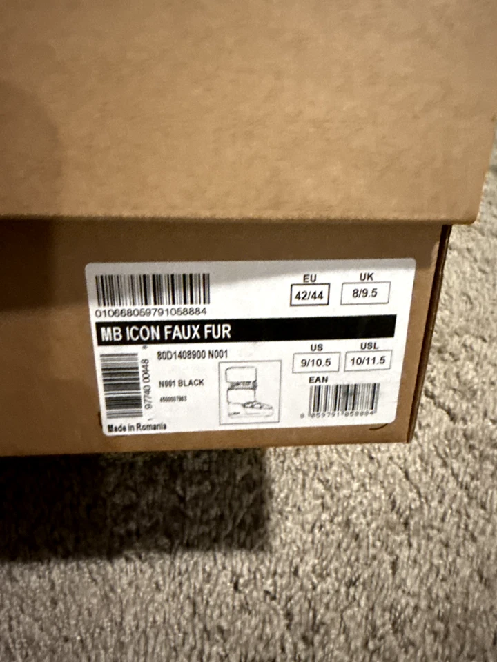 Moon Boot ICON Blac Faux Fur 32-34 - Image 3 of 3