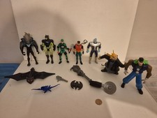 Vintage DC Batman Bundle Lot x7 Figure, 5 Inch,1990's,Penguin,Taz,Robin,Braniac