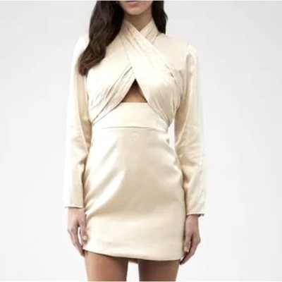 $290 NWT KEEPSAKE the label AUSTRALIA EMILIO dress oyster US 6