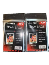 Ultra Pro Resealable Team Bags 2 Packs of 100 Team Bags, 200 Total